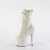 Pleaser ADORE-1040GR Plateau Stiefeletten Glitter Strass Beige EU-42 / US-12