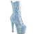 Pleaser ADORE-1040IG Plateau Stiefeletten Glitter Blau EU-35 / US-5
