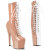 Pleaser ADORE-1040TT Plateau Stiefeletten Lack Weiß Beige EU-43 / US-13