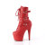 Pleaser ADORE-1043 Plateau Stiefeletten Kunstleder Rot EU-36 / US-6