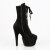 Pleaser ADORE-1045VEL Plateau Stiefeletten Samt Schwarz EU-41 / US-11