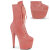 Pleaser ADORE-1045VEL Plateau Stiefeletten Samt Pink EU-36 / US-6