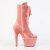 Pleaser ADORE-1045VEL Plateau Stiefeletten Samt Pink EU-36 / US-6