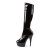 Pleaser Kniestiefel DELIGHT-2000 Schwarz EU-37 / US-7