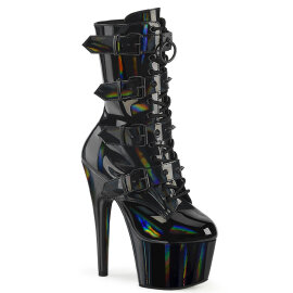 Pleaser ADORE-1046 Plateau Stiefeletten Lack Holograma...