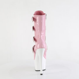 Pleaser ADORE-1046TT Plateau Stiefeletten Lack Holograma Pink EU-36 / US-6