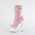 Pleaser ADORE-1046TT Plateau Stiefeletten Lack Holograma Pink EU-36 / US-6