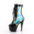 Pleaser ADORE-1047 Plateau Stiefeletten Lack Holograma Schwarz EU-41 / US-11