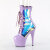 Pleaser ADORE-1047 Plateau Stiefeletten Lack Holograma Lila EU-39 / US-9