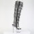 Pleaser ADORE-3019C-RSF Plateau Overknee Stiefel Clear Clear Strass Schwarz EU-36 / US-6