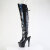 Pleaser ADORE-3019HWR Plateau Overknee Stiefel Holograma Schwarz EU-38 / US-8