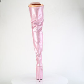 Pleaser ADORE-3020GP Plateau Overknee Stiefel Lack Glitter Pink EU-35 / US-5