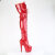 Pleaser ADORE-3020GP Plateau Overknee Stiefel Lack Glitter Rot EU-35 / US-5