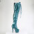 Pleaser ADORE-3021GP Plateau Overknee Stiefel Lack Glitter Grün Blau EU-35 / US-5