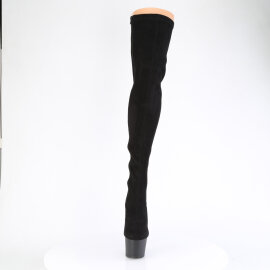 Pleaser ADORE-3063 Plateau Overknee Stiefel Schwarz EU-43...