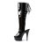 Pleaser Kniestiefel DELIGHT-2018 Schwarz EU-41 / US-11