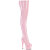 Pleaser ADORE-3850 Plateau Overknee Stiefel Lack Glitter Pink EU-35 / US-5