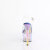 Pleaser ADORE-708HT Plateau Sandaletten Clear Rauch Bunt EU-35 / US-5