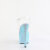 Pleaser ADORE-708LG Plateau Sandaletten Clear Glitter Blau EU-38 / US-8