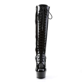 Pleaser Kniestiefel DELIGHT-2023 Schwarz EU-35 / US-5