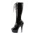 Pleaser Kniestiefel DELIGHT-2023 Schwarz EU-35 / US-5