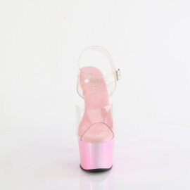 Pleaser ADORE-708LQ Plateau Sandaletten Clear Holograma...