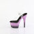 Pleaser ADORE-708SS Plateau Sandaletten Clear Glitter Lila EU-35 / US-5