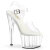Pleaser ADORE-708VL Plateau Sandaletten Clear EU-35 / US-5