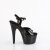 Pleaser ADORE-709GP Plateau Sandaletten Lack Glitter Schwarz EU-35 / US-5