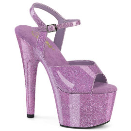 Pleaser ADORE-709GP Plateau Sandaletten Lack Glitter...