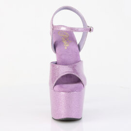 Pleaser ADORE-709GP Plateau Sandaletten Lack Glitter...