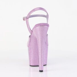 Pleaser ADORE-709GP Plateau Sandaletten Lack Glitter Helles Lila EU-41 / US-11