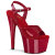 Pleaser ADORE-709GP Plateau Sandaletten Lack Glitter Rot EU-35 / US-5