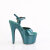 Pleaser ADORE-709GP Plateau Sandaletten Lack Glitter Grün EU-35 / US-5