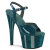 Pleaser ADORE-709GP Plateau Sandaletten Lack Glitter Grün EU-39 / US-9