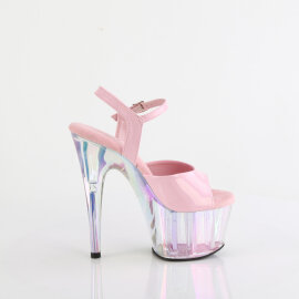 Pleaser ADORE-709HT Plateau Sandaletten Holograma Rauch Pink EU-35 / US-5
