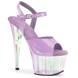 Pleaser ADORE-709HT Plateau Sandaletten Holograma Rauch...