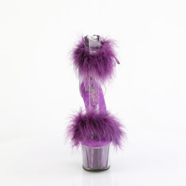 Pleaser ADORE-724F Plateau Sandaletten Clear Lila EU-36 /...