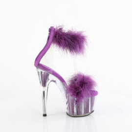 Pleaser ADORE-724F Plateau Sandaletten Clear Lila EU-43 / US-13