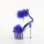 Pleaser ADORE-724F Plateau Sandaletten Clear Blau EU-35 / US-5