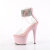Pleaser ADORE-724RS Plateau Sandaletten Clear Strass Pink EU-38 / US-8