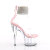 Pleaser ADORE-724RS Plateau Sandaletten Clear Strass Pink Transparent EU-35 / US-5