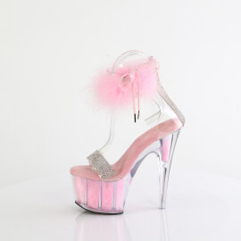 Pleaser ADORE-727F Plateau Sandaletten Clear Pink EU-35 / US-5