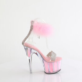 Pleaser ADORE-727F Plateau Sandaletten Clear Pink EU-35 / US-5