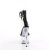 Pleaser ADORE-727RS Plateau Sandaletten Clear Strass Schwarz EU-35 / US-5