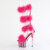 Pleaser ADORE-728F Plateau Sandaletten Clear Pink EU-36 / US-6