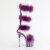 Pleaser ADORE-728F Plateau Sandaletten Clear Lila EU-41 / US-11