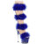 Pleaser ADORE-728F Plateau Sandaletten Clear Blau EU-35 / US-5