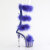 Pleaser ADORE-728F Plateau Sandaletten Clear Blau EU-35 / US-5