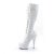 Pleaser Kniestiefel DELIGHT-2023 Weiß EU-38 / US-8